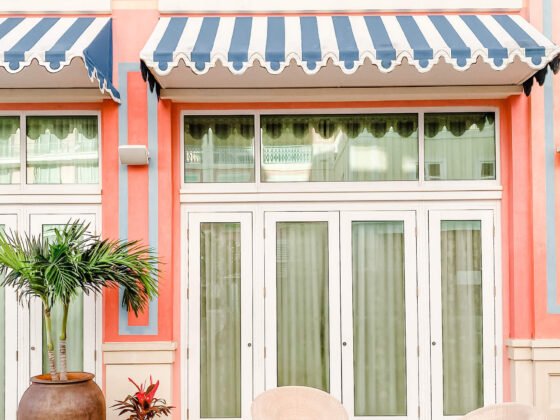 photo of a beach town