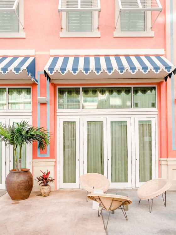 photo of a beach town