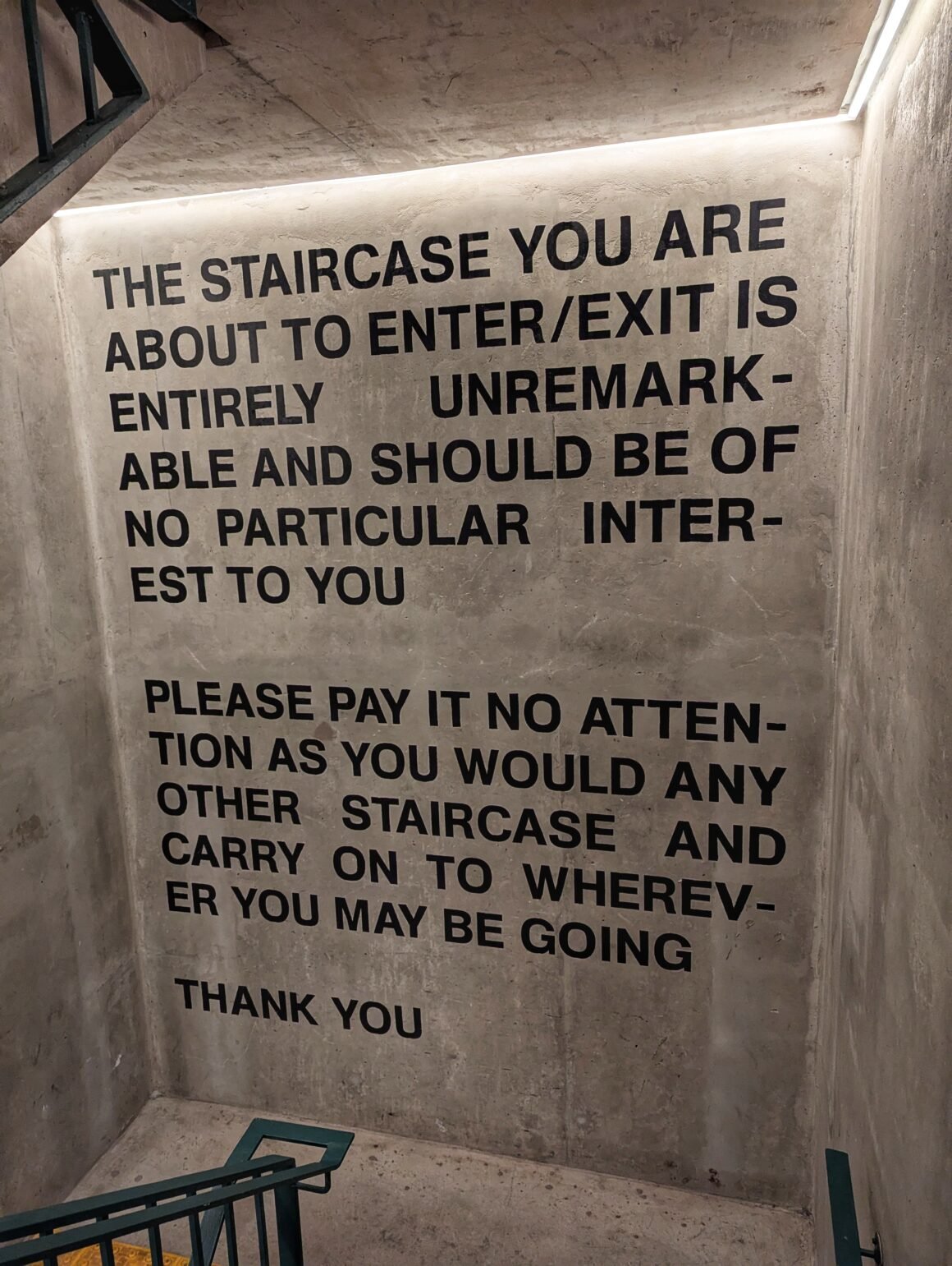 Unremarkable Staircase by Owen Hall at The Drake Hotel