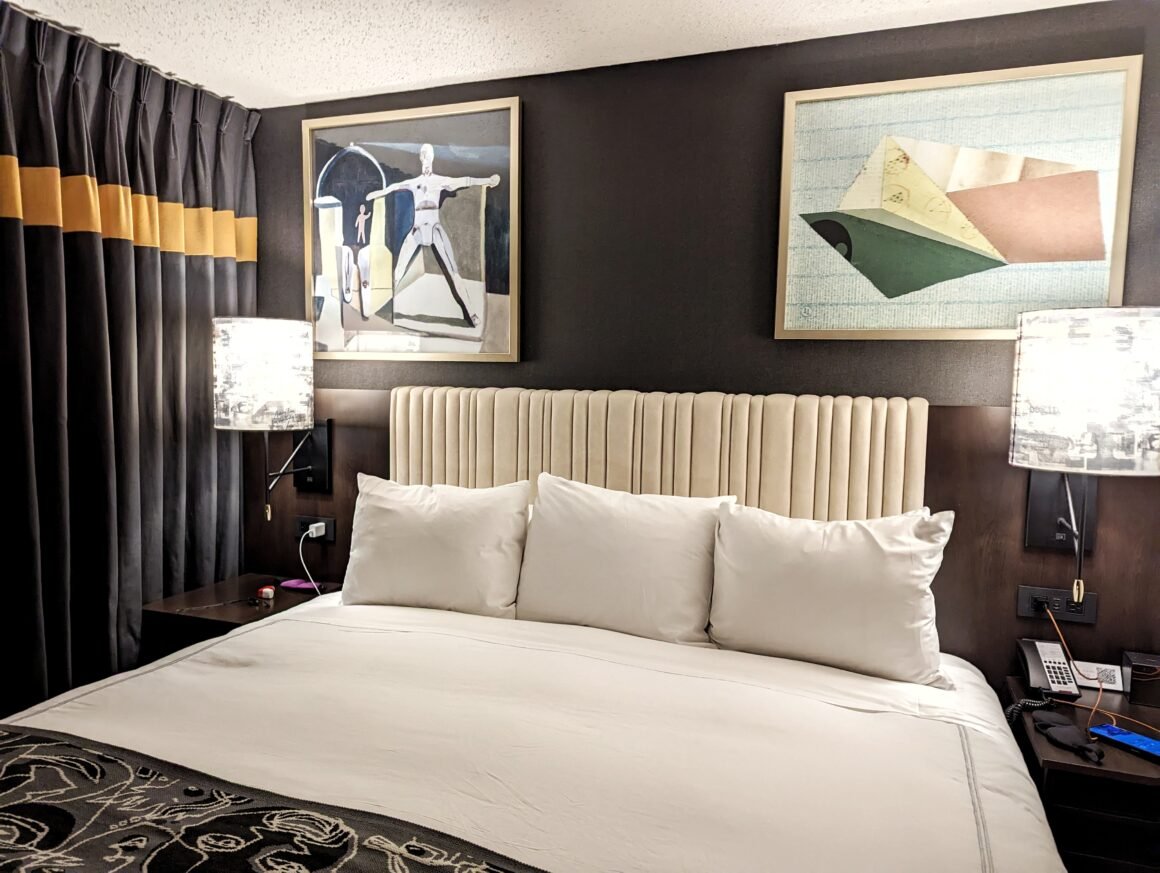 Superior King with separate seating area at Saint Kate the Arts Hotel