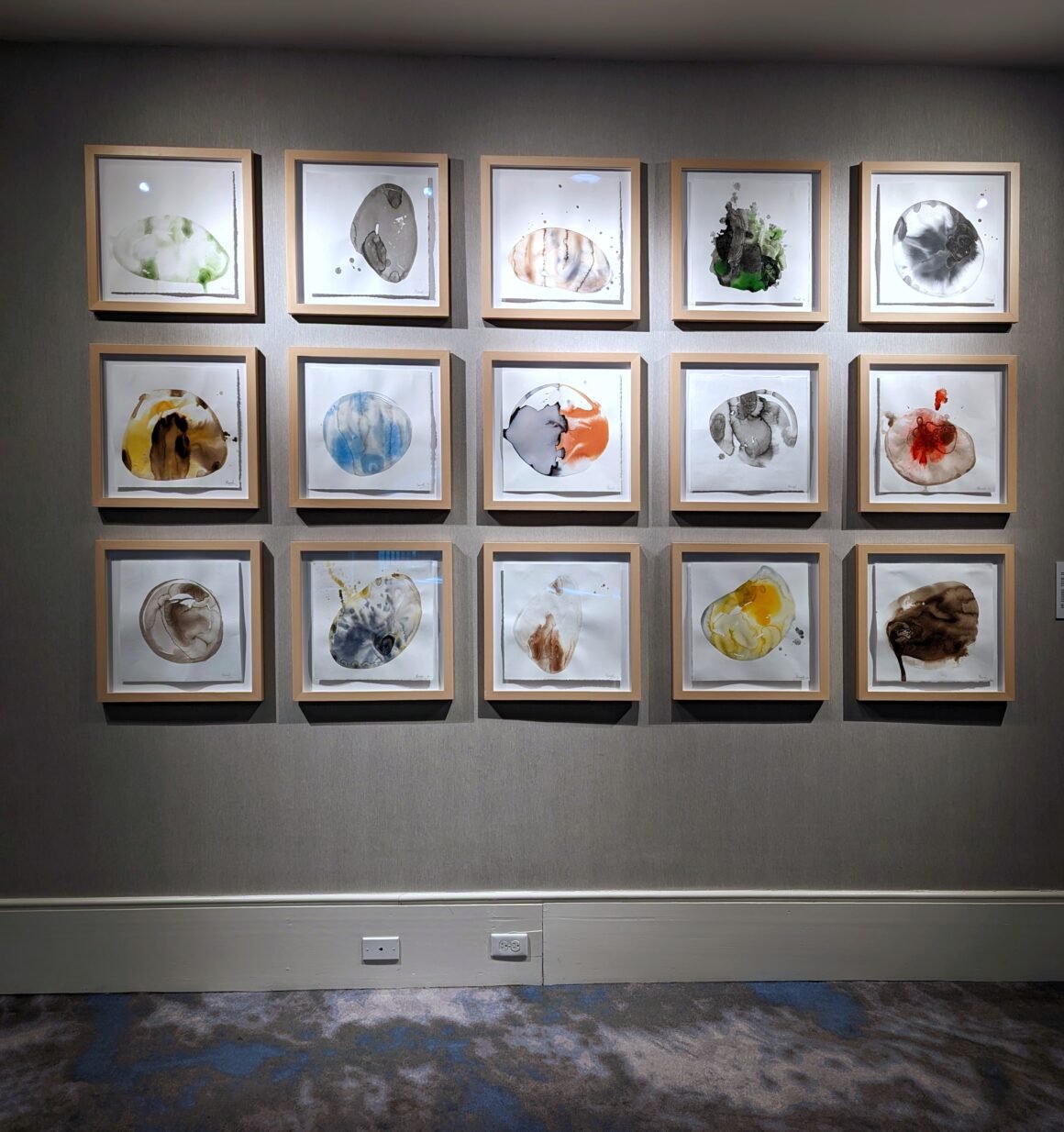 watercolor artwork at Saint Kate the Arts Hotel