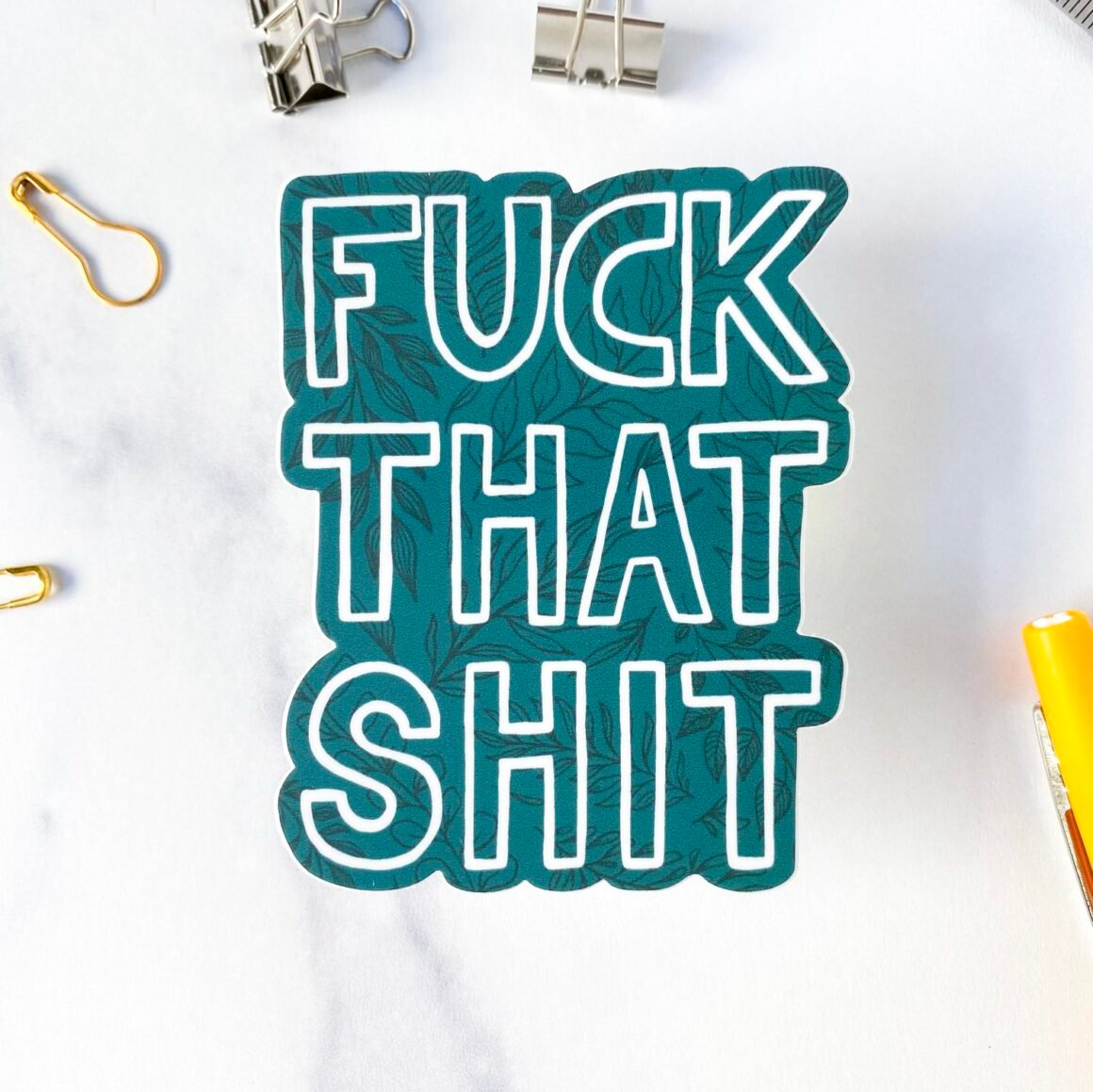 F That S Billie Claire Handmade sticker