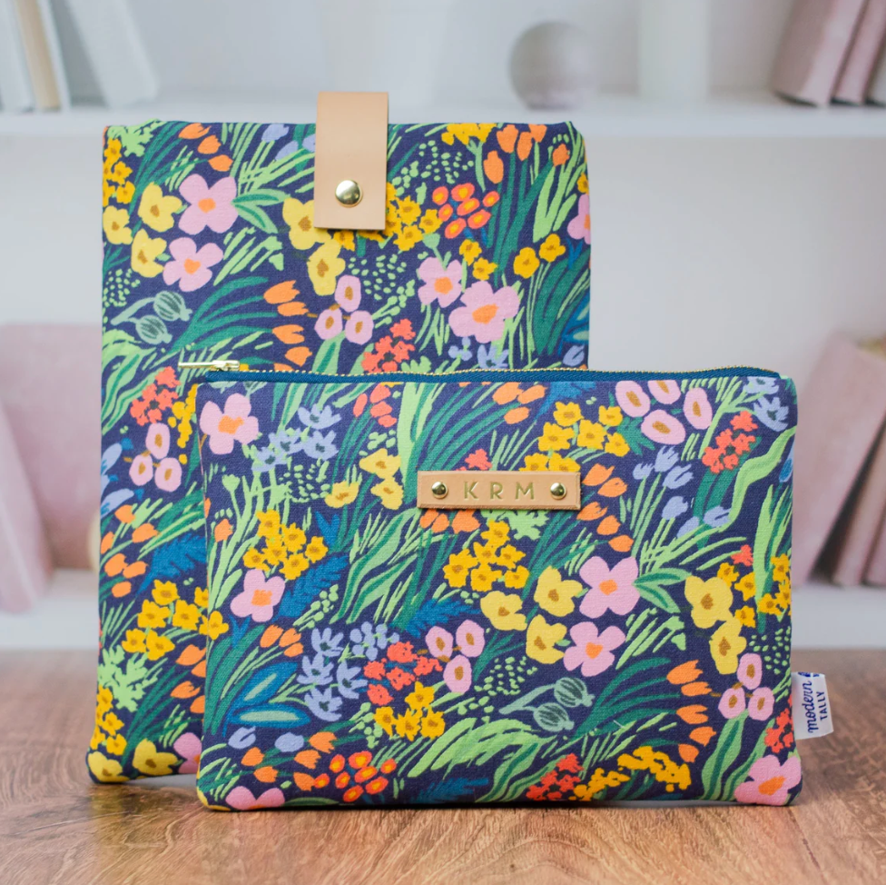 Modern Tally e-reader case with a book sleeve