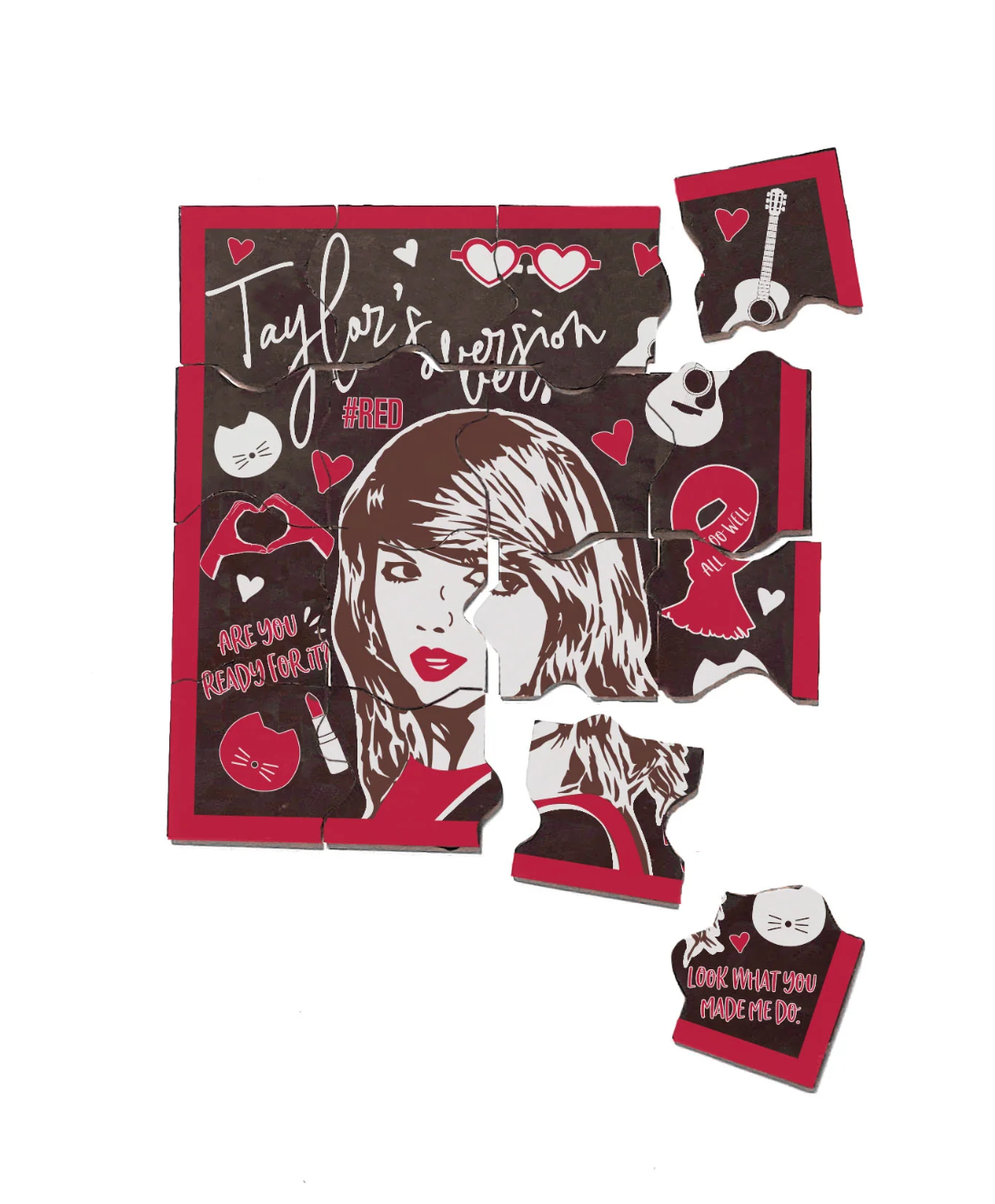 Taylor Swift chocolate puzzle by Chouquette