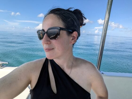 selfie on the Honest Eco dolphin and snorkel tour in Key West, FL