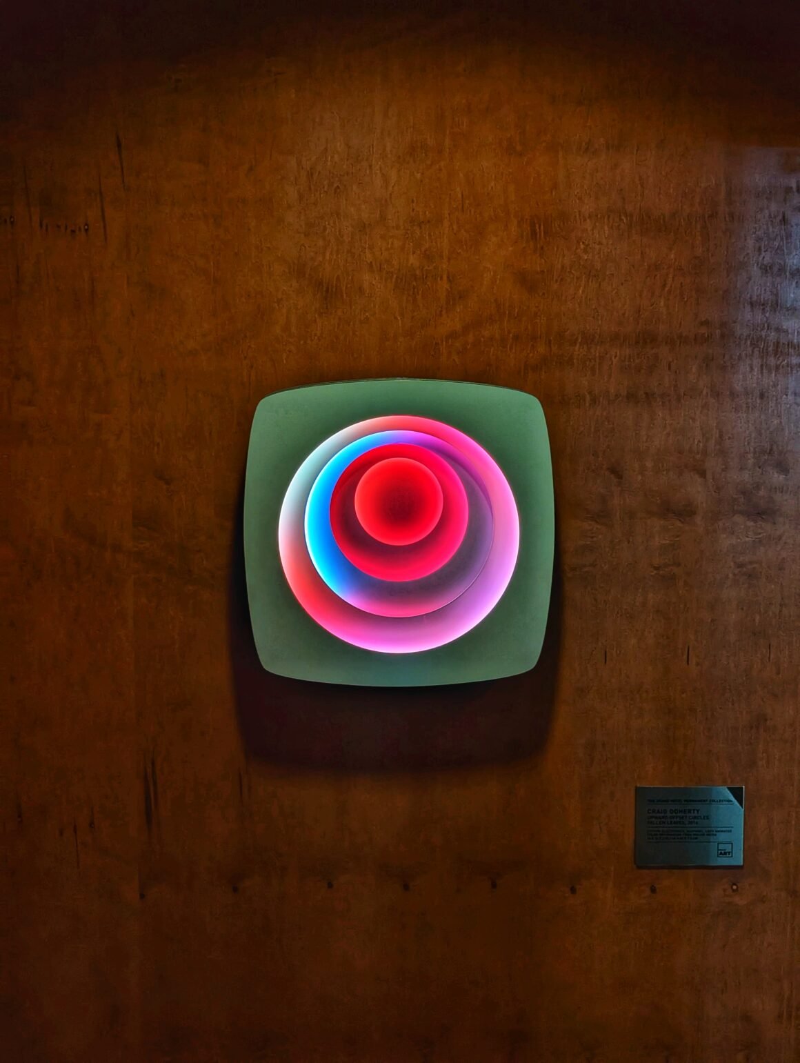 Upward Offset Circles, Fallen Leaves by Craig Doherty at The Drake Hotel in Toronto Canada