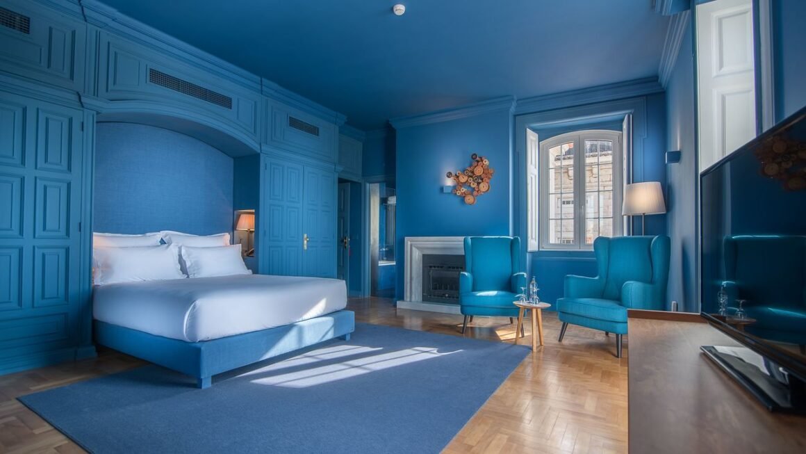 a deluxe room at Villa Cascais in Cascais Portugal