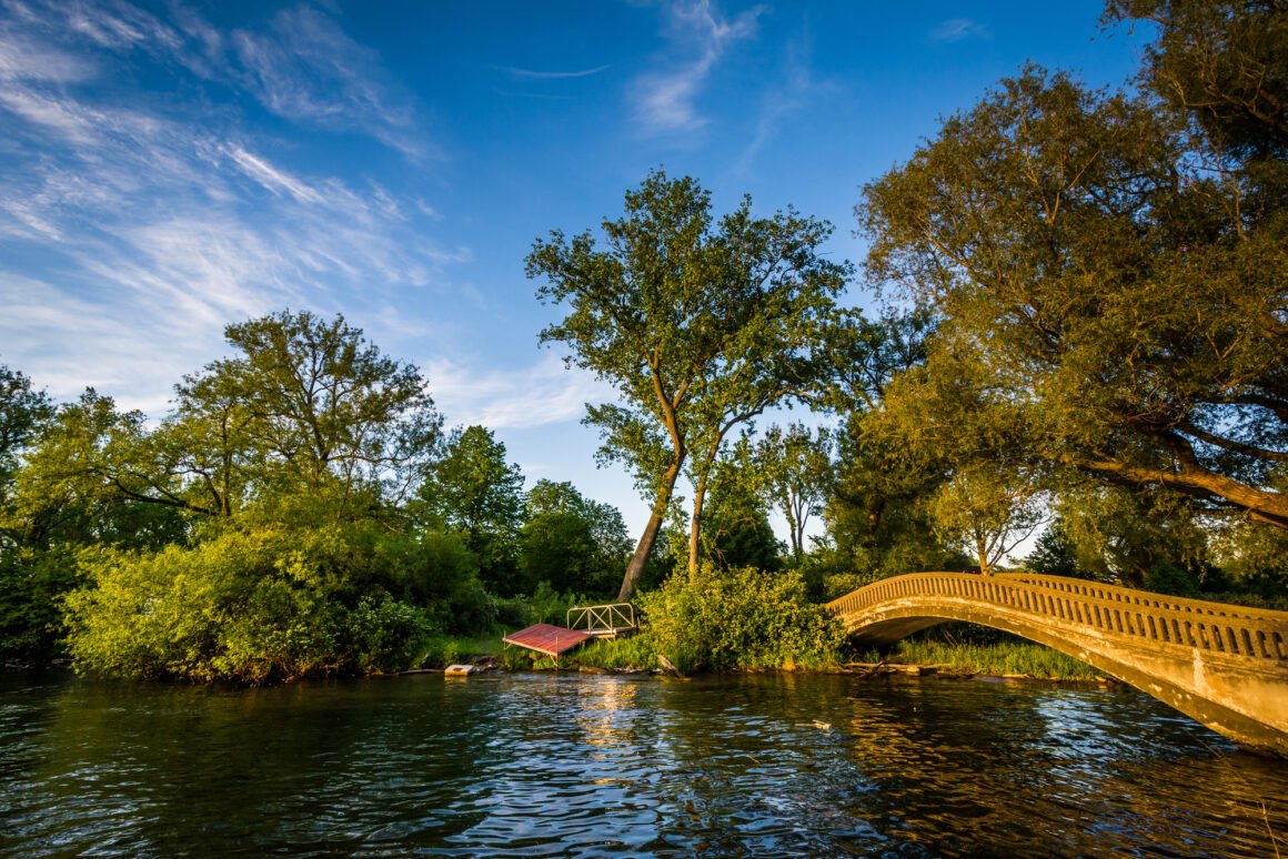 Bridge at Centre Island, in Toronto, Ontario