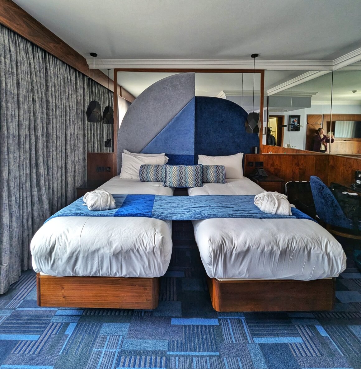 executive twin room at the Arthaus Hotel in Dublin, Ireland