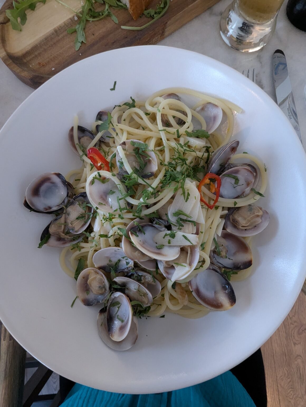 Spaghetti alle Vongole from Enoteca Diciannove in Cascais, Portugal
