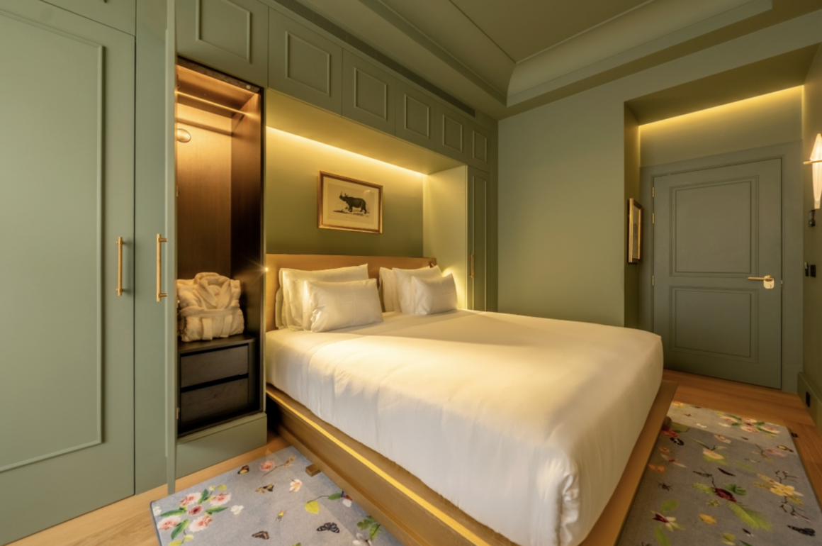 a hotel room in the Art Legacy Hotel in Lisbon, Portugal