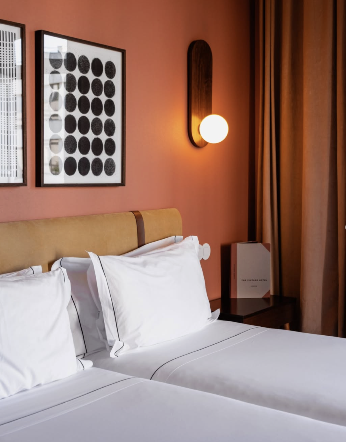 a hotel room at The Vintage Hotel in Lisbon, Portugal