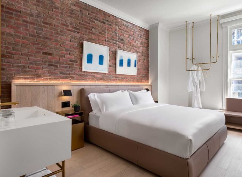 Gladstone House hotel room in Toronto, Canada