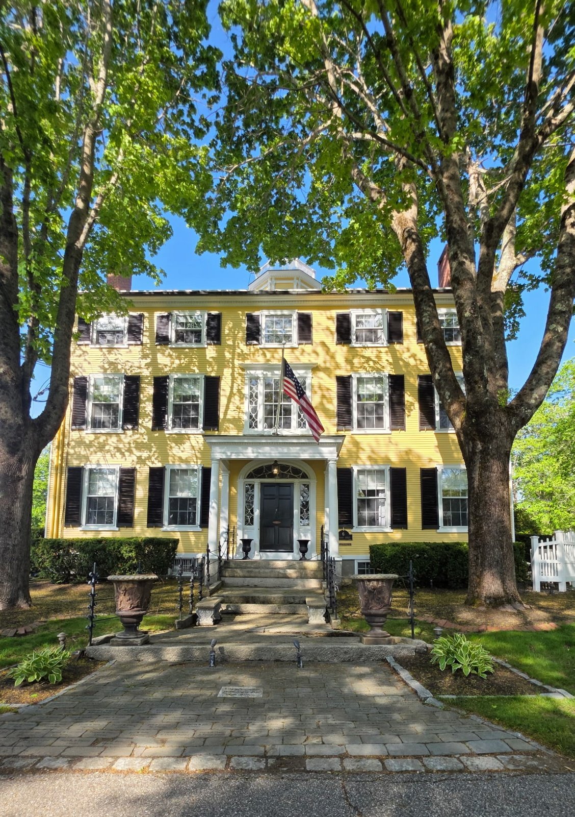 one of the houses at Kennebunkport's Captains Collection